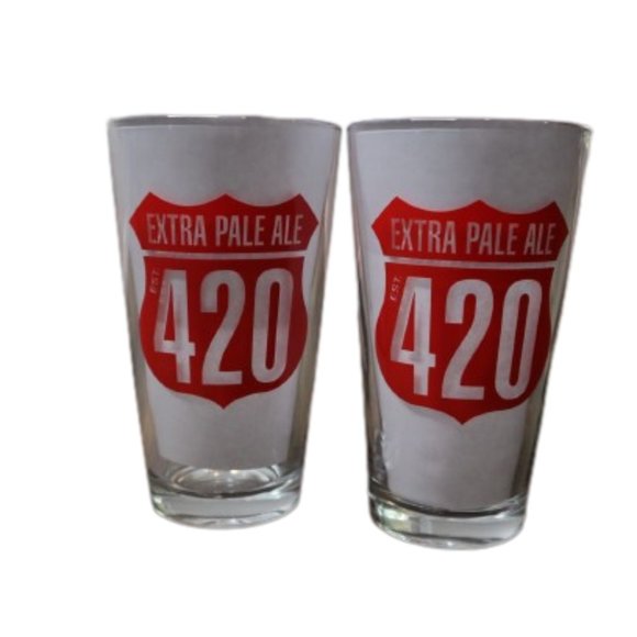 Sweetwater Brewing 420 Pint Glasses Set of 2 - Picture 3 of 4
